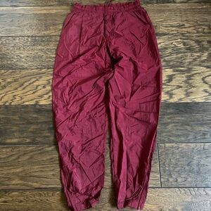 Nike Burgundy/ Maroon trackpants
